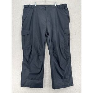 SWISS Tech Men Size 3XL 48-50 Black Cargo Snow Pants Winter Outdoor Skiing
